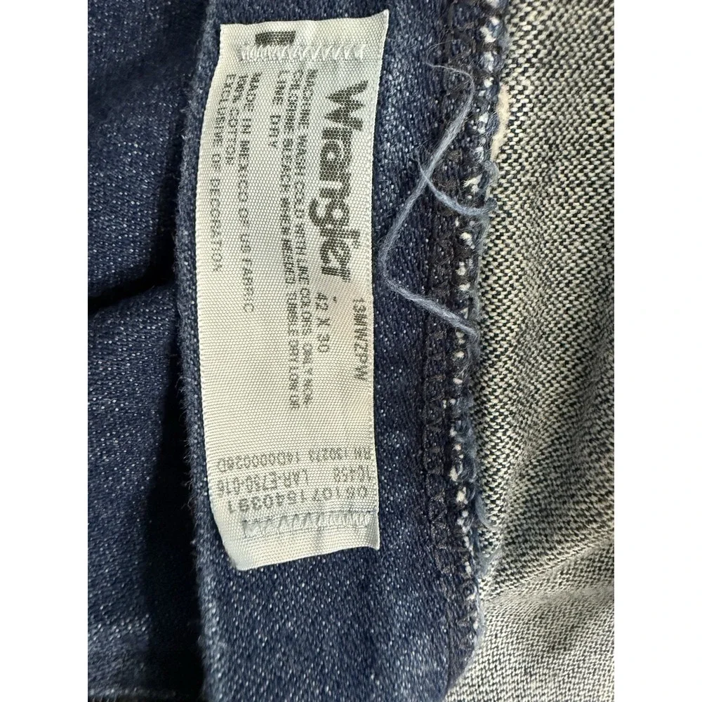 Wrangler‎ Jeans Mens 42x30 Blue Denim Western Cowboy Rodeo Cut